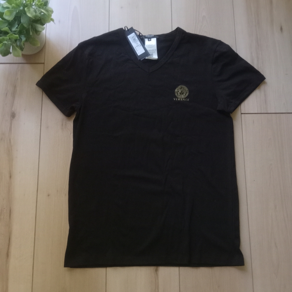 NWT Versace Black Shirt Authentic Size Small Medium